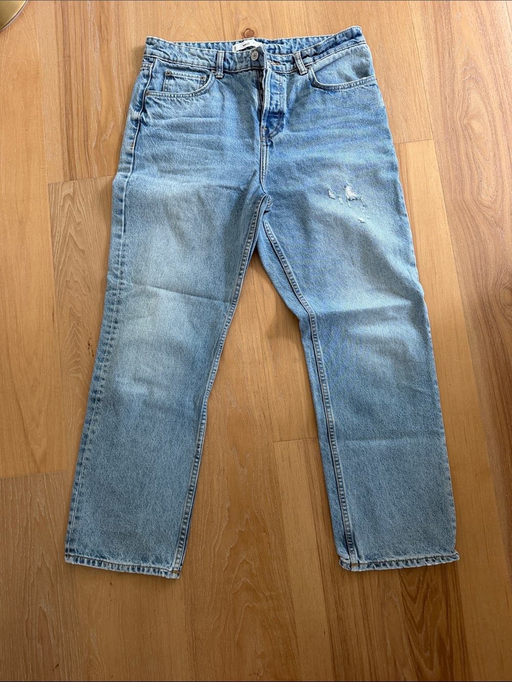 Light Blue Women's Relaxed Fit Jeans 8